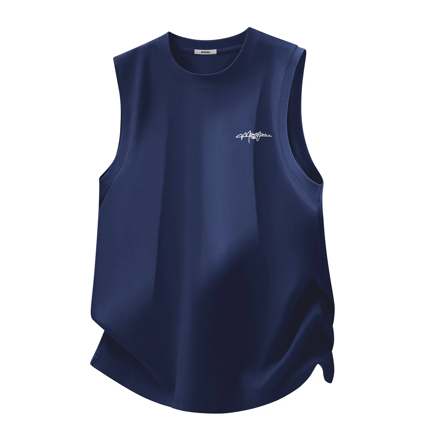 Детская майка без рукавов MINISO, Navy Blue