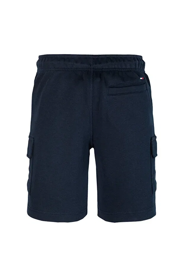 Детские шорты для мальчиков хлопковые Tommy Hilfiger, Navy Blue — фото 3