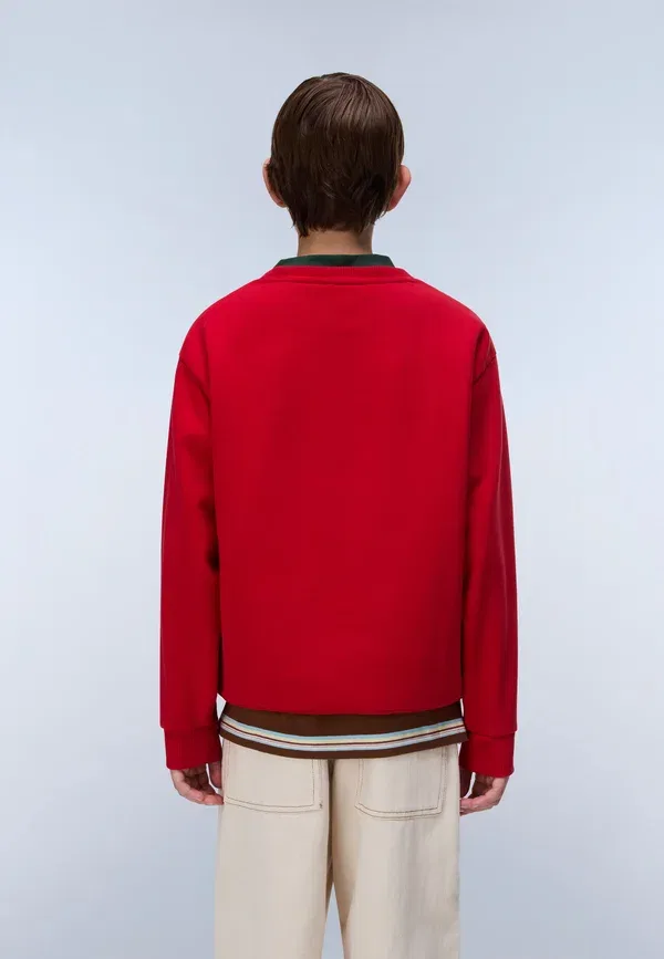 Свитшот с принтом Unisex Napapijri, Haute Red R1F, красный — фото 3