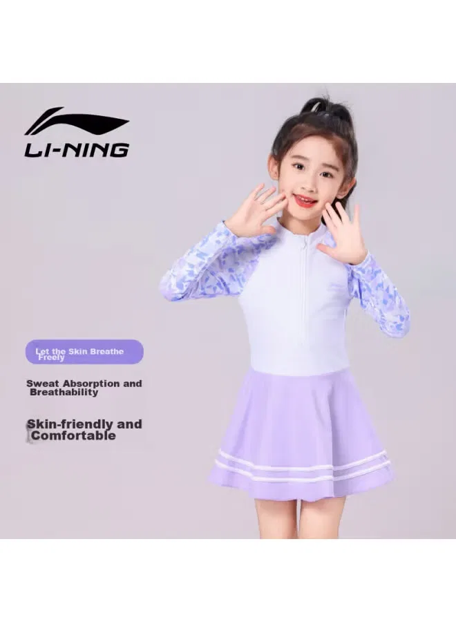 Купальник детский с длинным рукавом модель 736 Li-Ning