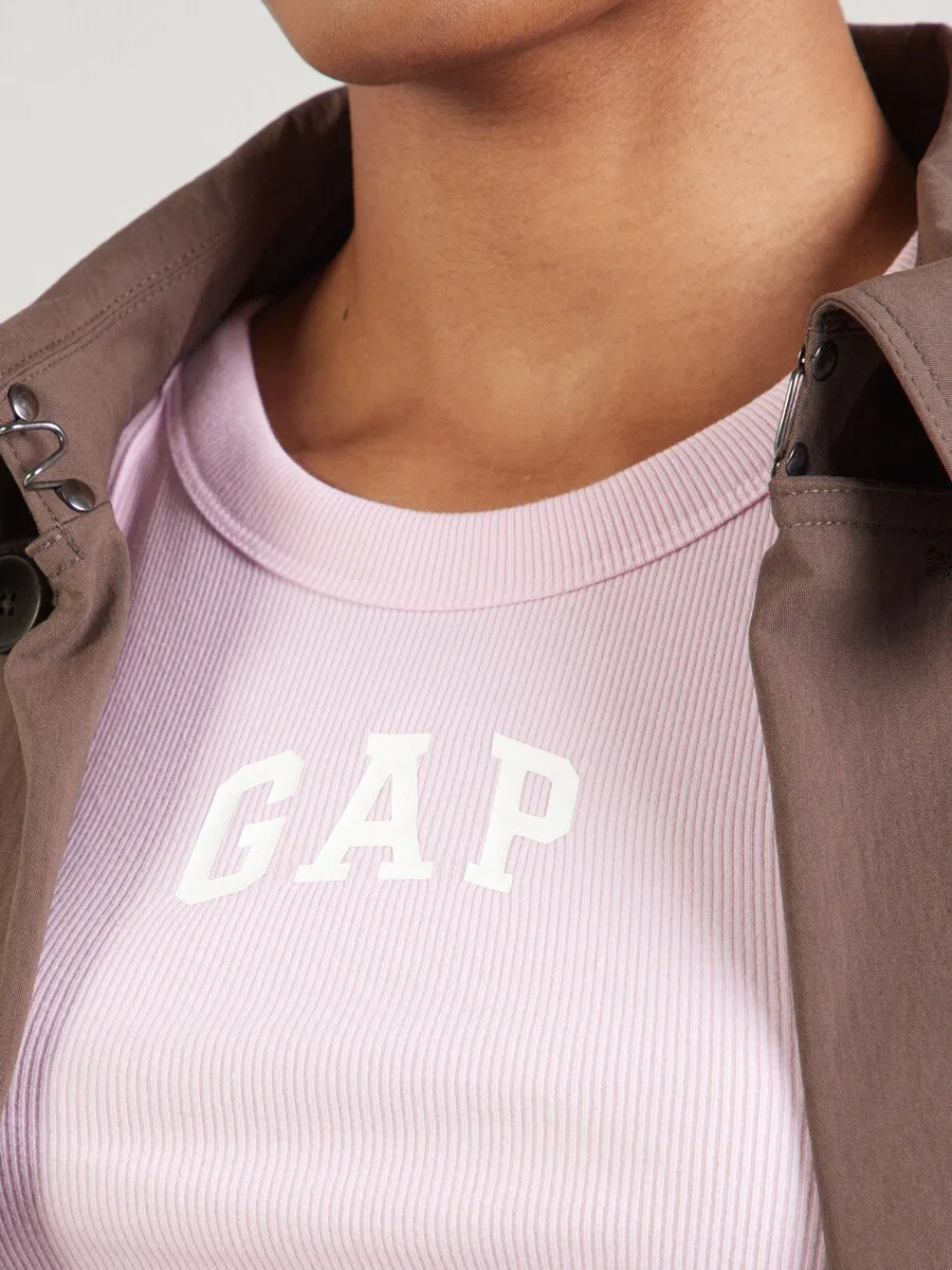 Топ GAP светло-розового цвета — фото 3