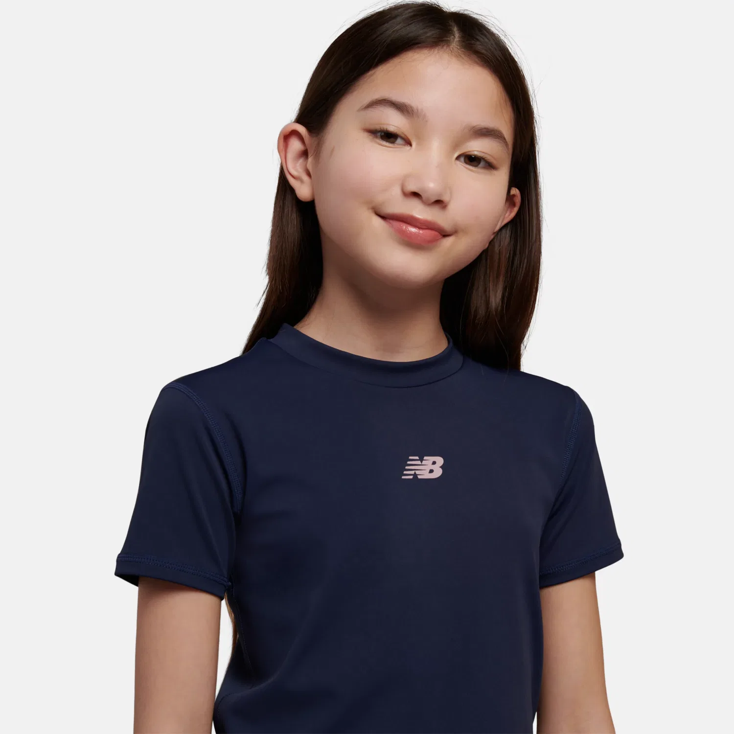 Детская футболка спортивная с коротким рукавом NB Essential Athletic New Balance, Nb Navy — фото 3
