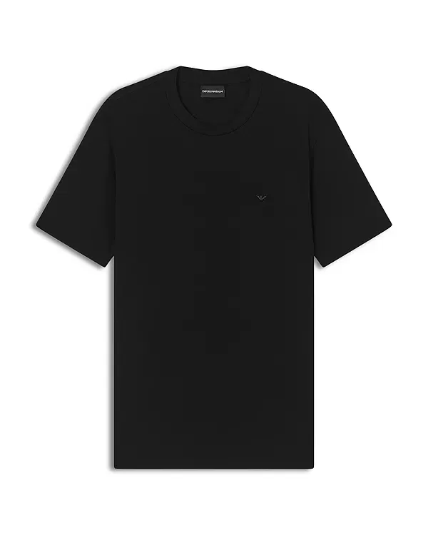 Мужская футболка с вышивкой Emporio Armani, Black Beauty
