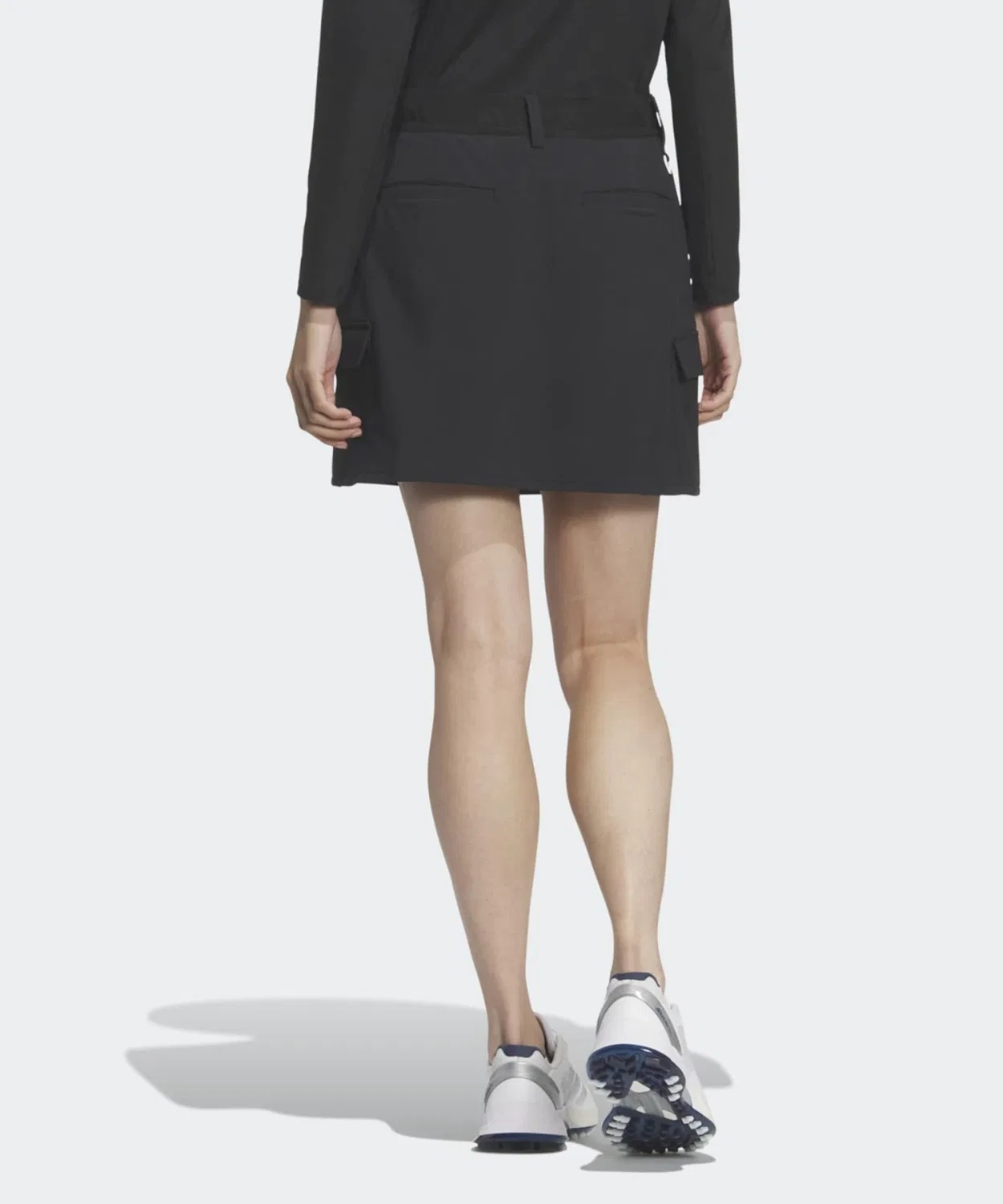 Женская юбка для гольфа с карманами, модель 4-Way Adidas, Black — фото 2