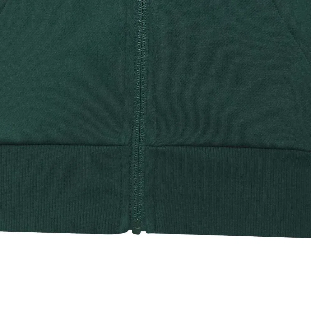 Детское худи с полной застежкой-молнией Adidas Essentials, Green — фото 3