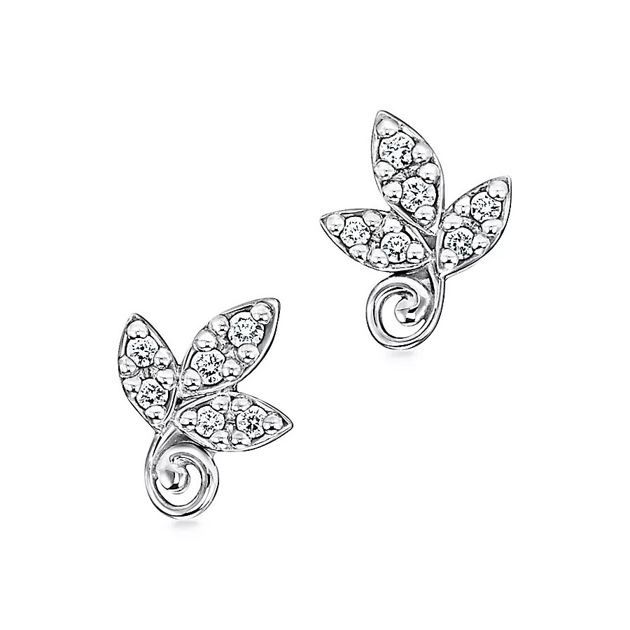 

Серьги Tiffany & Co. x Paloma Picasso Olive Leaf, белое золото/бриллиант