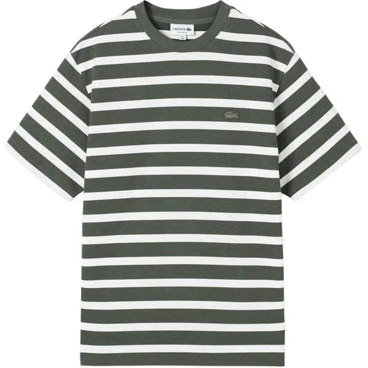 Мужская футболка с круглым вырезом TCX/Heather Gray LACOSTE — фото 4