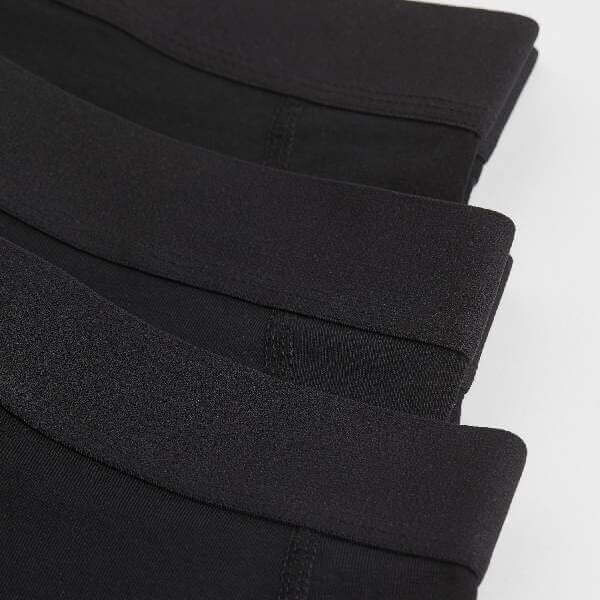 Комплект мужских трусов-боксеров H&M Cotton Boxer Shorts, 10 шт., черный — фото 4