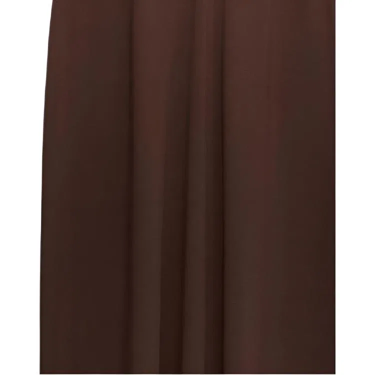 Женская длинная юбка на лето с коричневым цветом ZARA, Brown — фото 4
