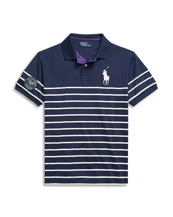 Мужская поло с принтом Polo Ralph Lauren, Navy/Multi — фото 2