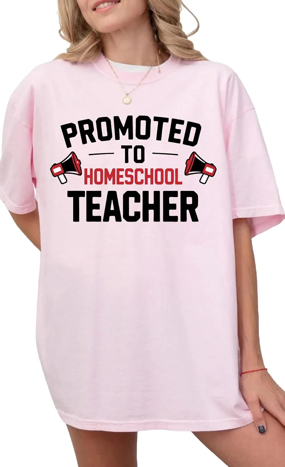 Женская футболка с принтом Homeschool Teacher, Dark Heather Grey