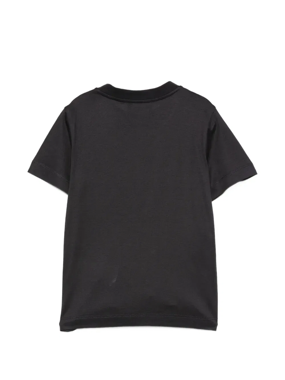 Футболка с вышитым логотипом Emporio Armani Kids, черный — фото 2
