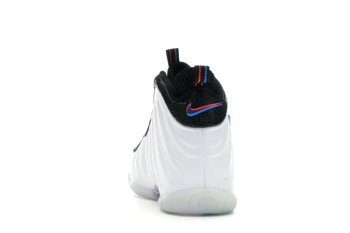 Детские кроссовки Nike Air Foamposite Pro, White/Blue Hero-Red Orbit-Indigo Force — фото 4