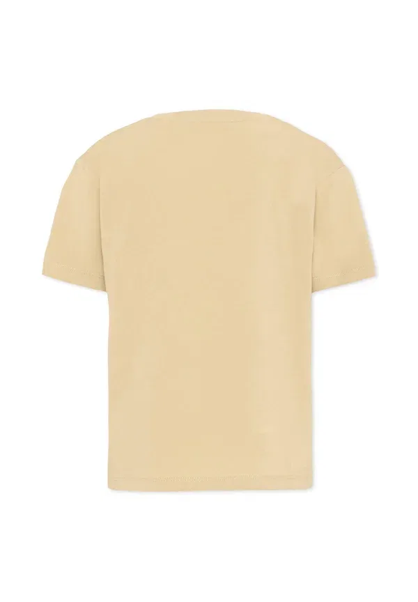 Футболка с принтом Print T-shirt Msgm, Beige, бежевый — фото 2