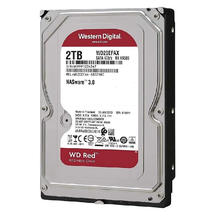 

Жесткий диск Western Digital WD Red 2Tb, 3.5'', WD20EFAX