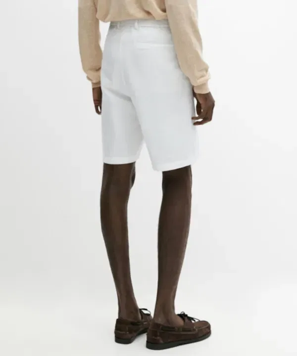 Шорты льняные бермуды Massimo Dutti — фото 3