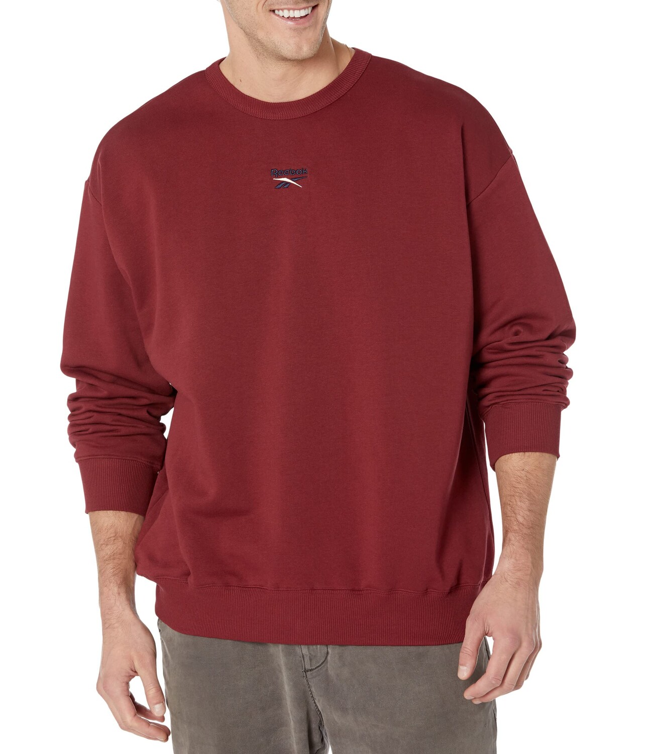 

Пуловер Reebok, Classics Washed Vector Sweatshirt, Коричневый, Пуловер Reebok, Classics Washed Vector Sweatshirt
