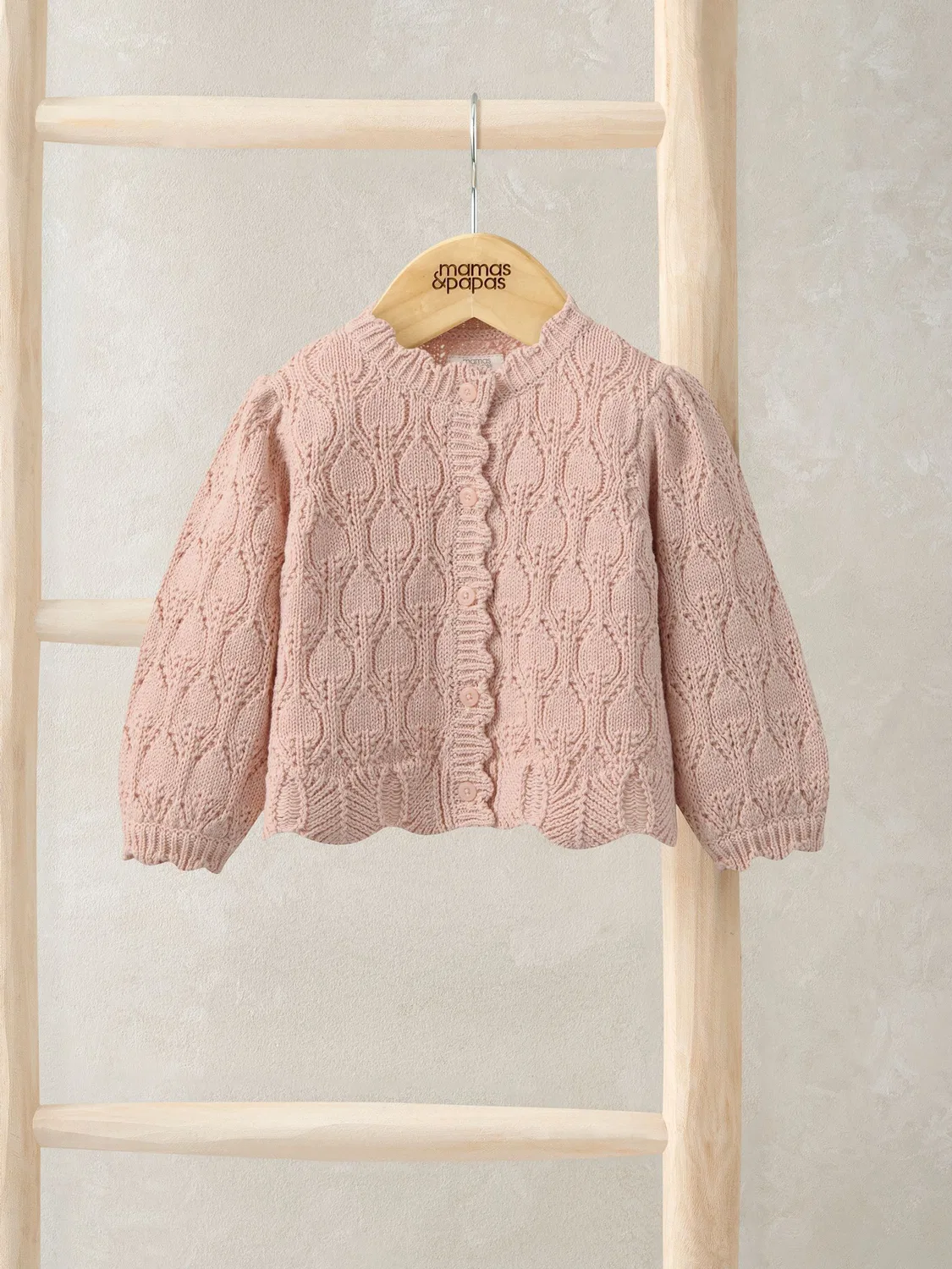 Кардиган из деликатного трикотажа Fancy Mamas & Papas, розовый