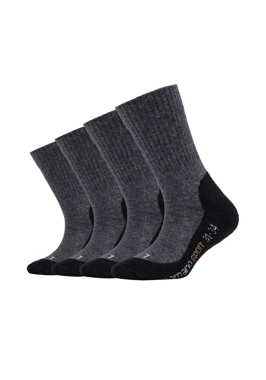 Носки спортивные комплект 4 пары pro tex Camano, серый