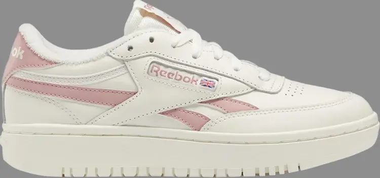 

Кроссовки wmns club c double 'chalk smokey rose' Reebok, белый