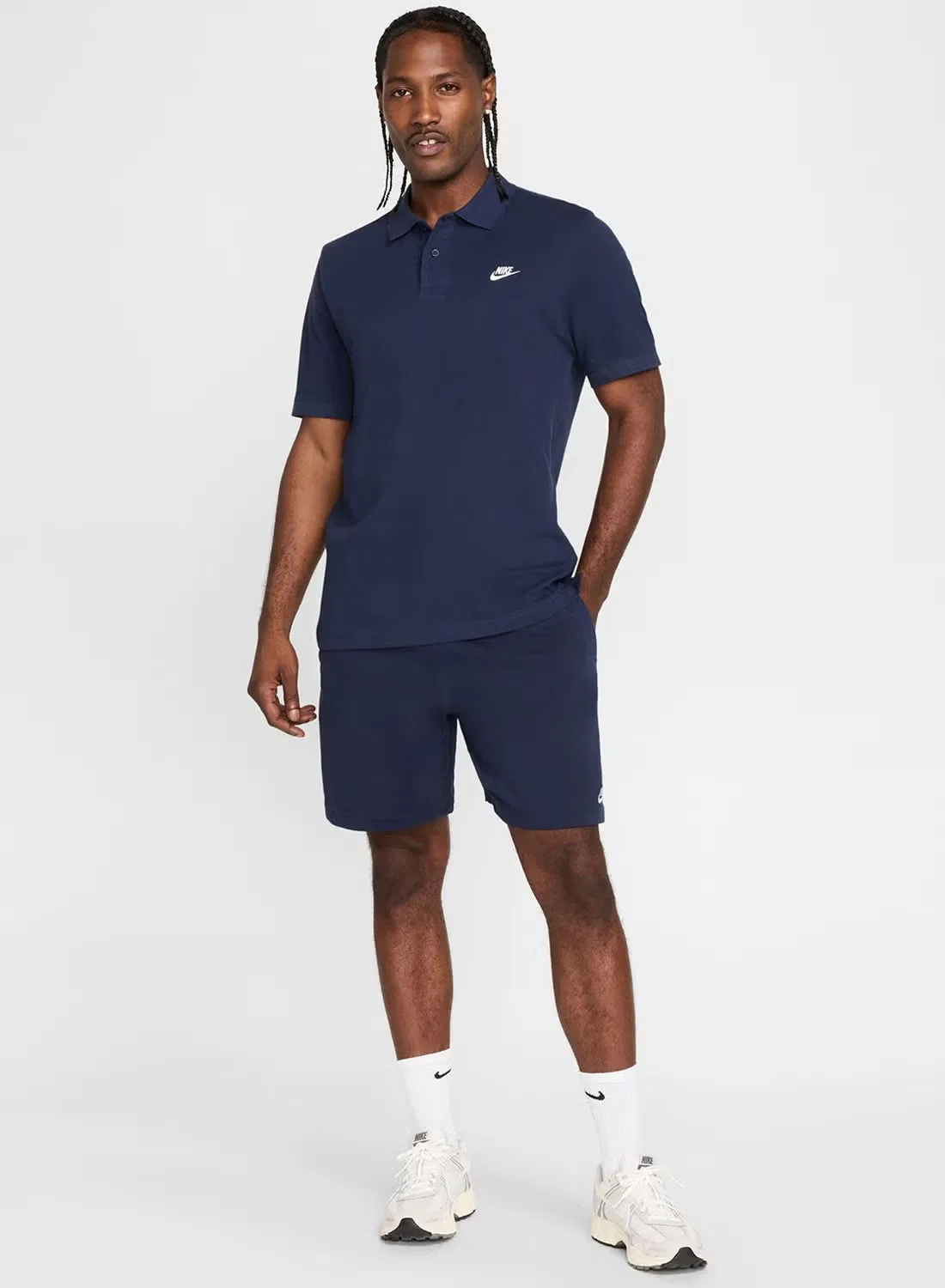 Шорты выше колена Club Nike, обсидиановый — фото 4