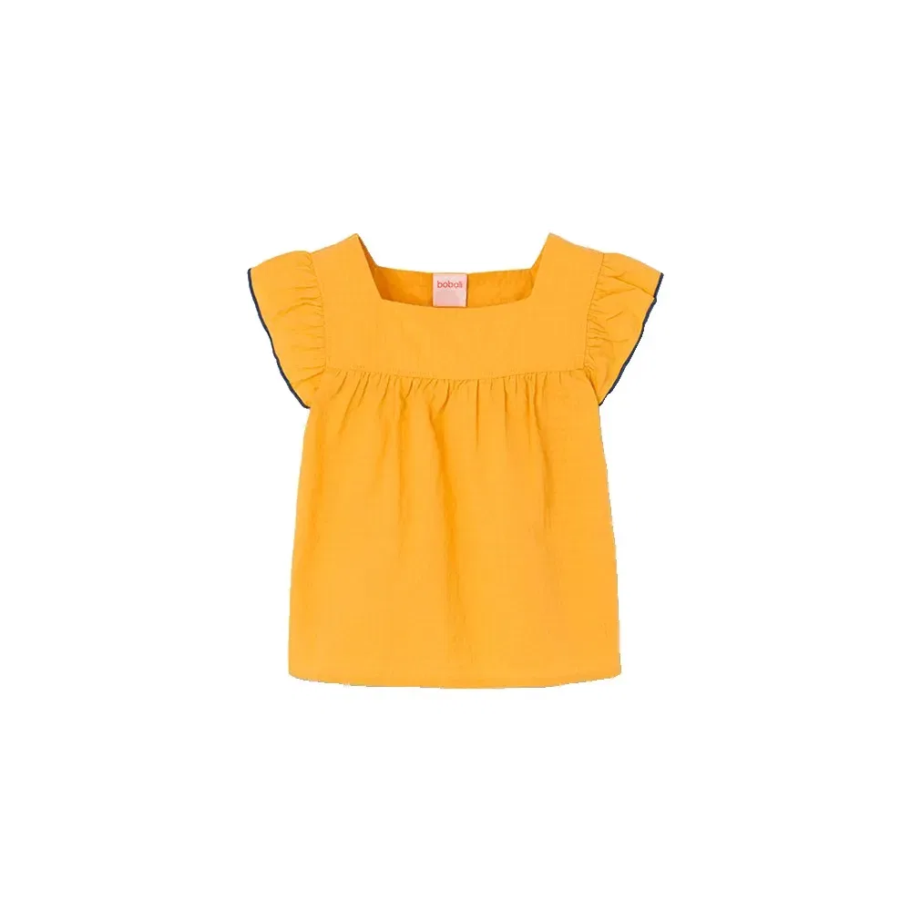 Рубашка с коротким рукавом 343044 Boboli, желтый