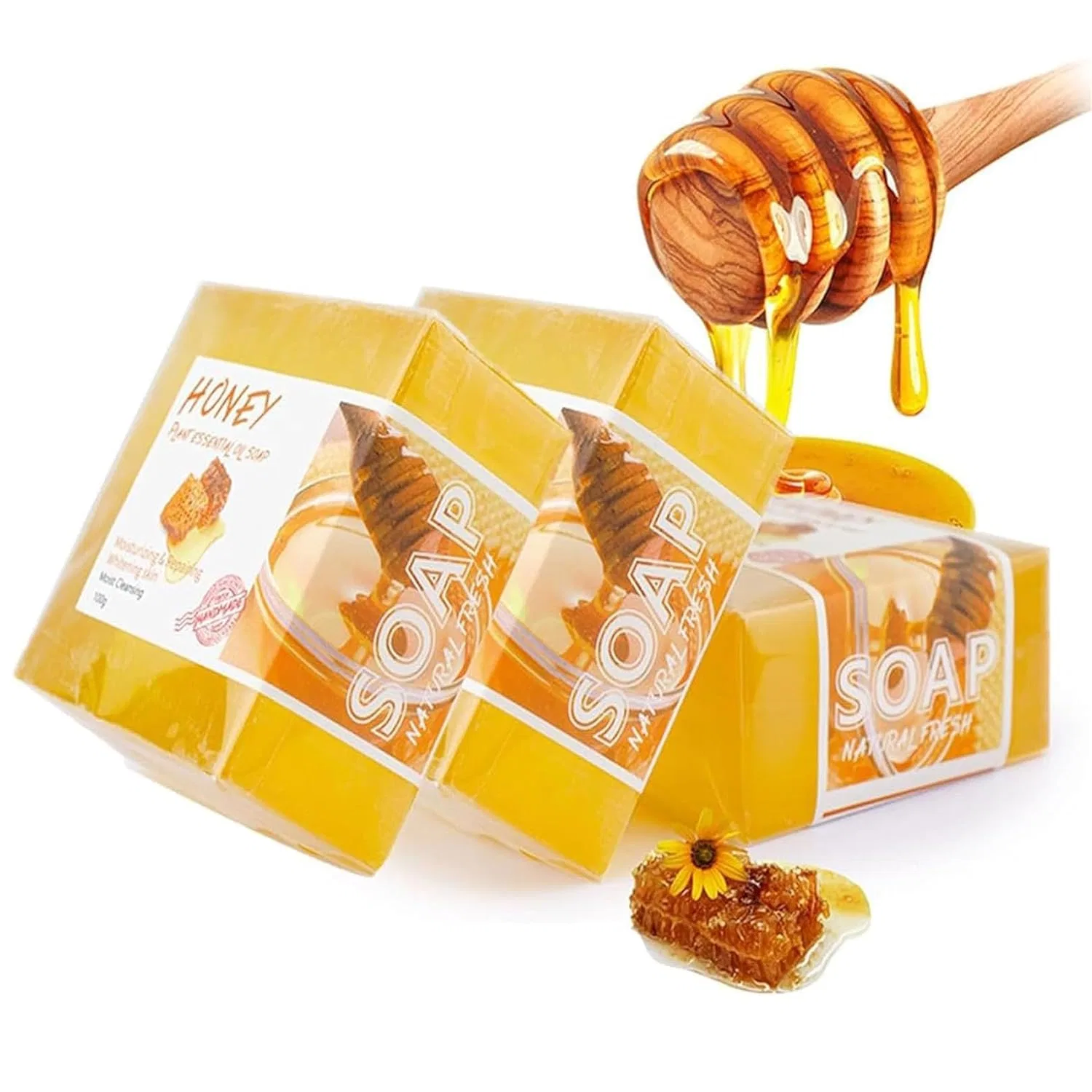 Мыло Turmeric Honey Soap Bar с куркумой и медом EXQST, 6000 мл