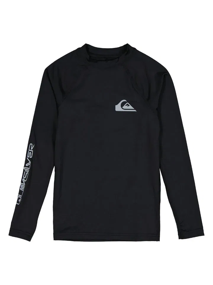 Пляжная рубашка с принтом Quiksilver, черный