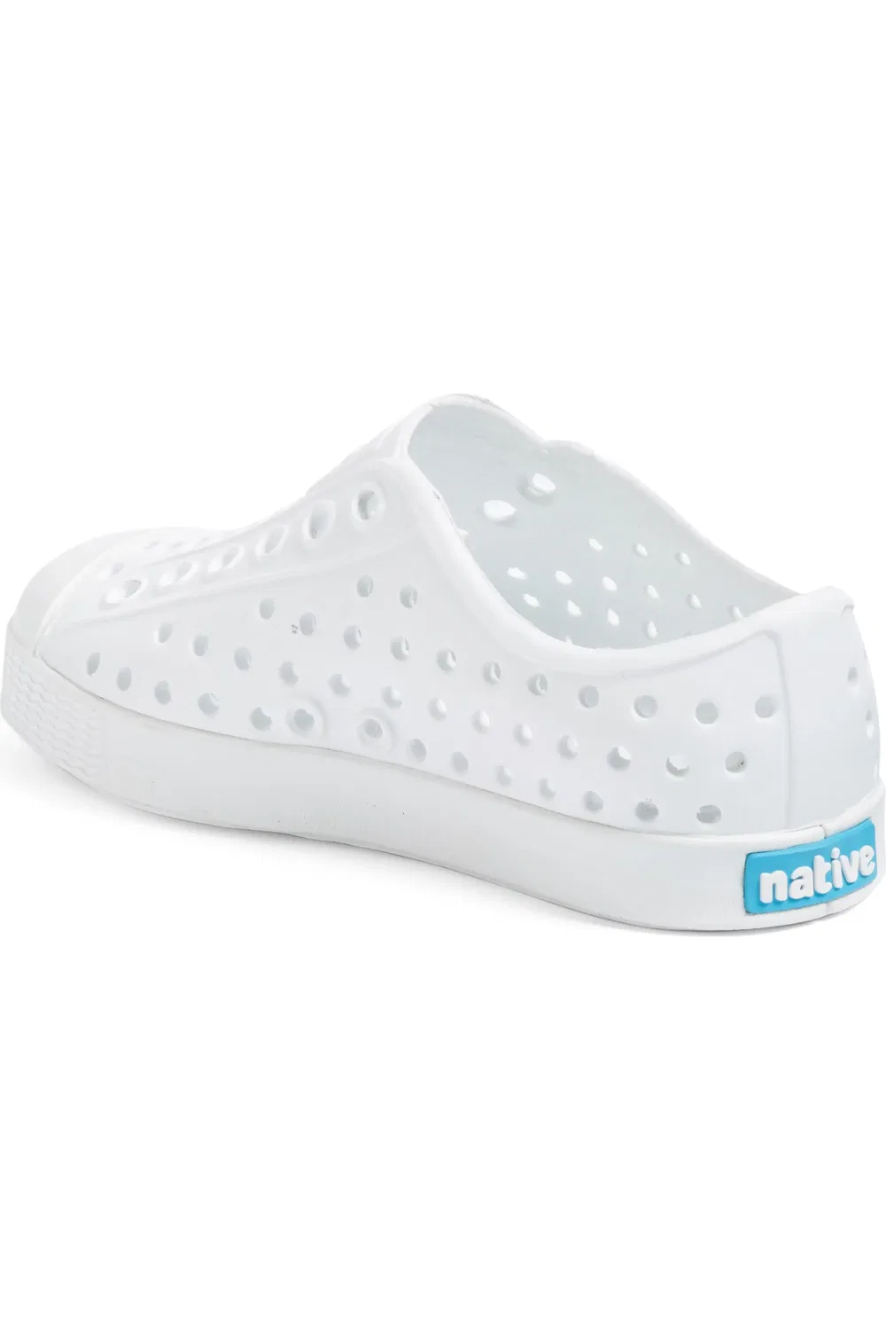 Кеды детские водонепроницаемые Jefferson Slip-On Native Shoes, Shell White/Shell White — фото 2