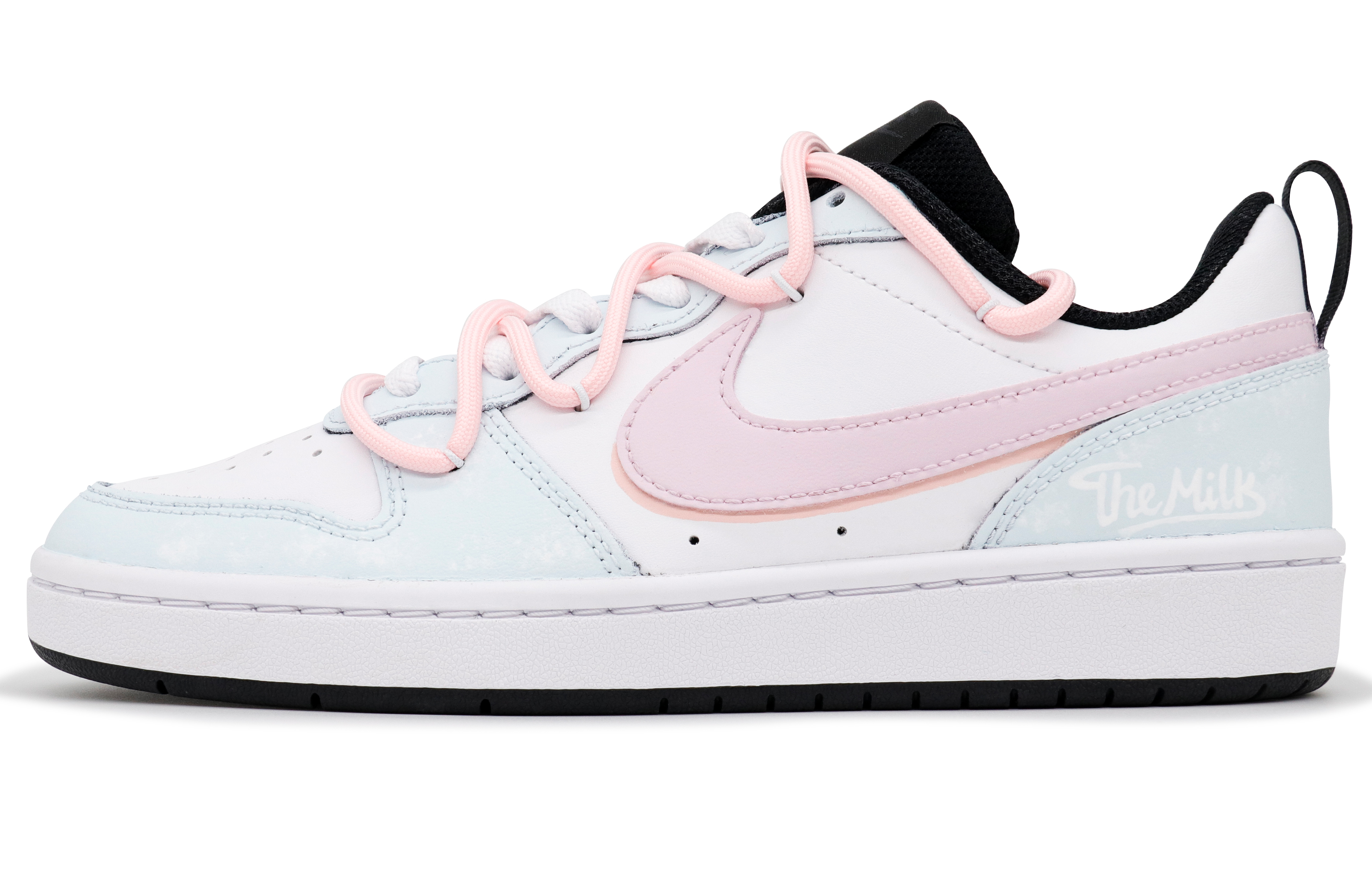 

Кроссовки Nike Court Borough Skateboarding Shoes Women's Low-top Blue/pink, цвет Summer dopamine