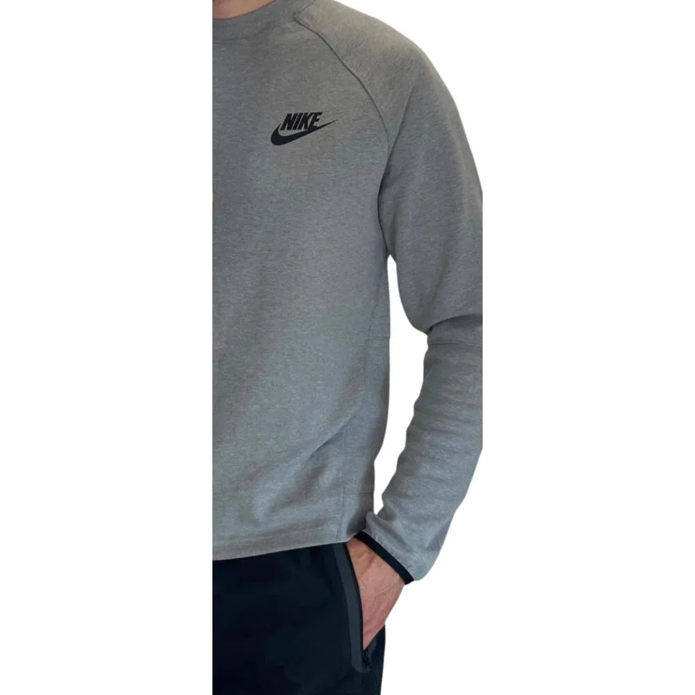 Мужской спортивный пуловер с боковыми карманами Nike, Hellgrau — фото 4