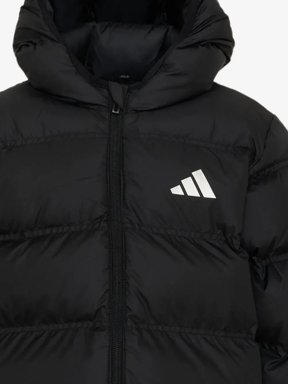 Пуховая куртка с логотипом Adidas Kids, черный — фото 3