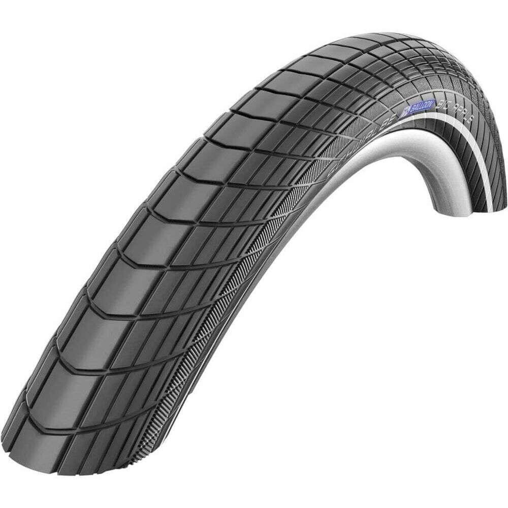 

Проволочная шина Big Apple — 26x2,15 дюйма — RaceGuard — светоотражающие полосы — черная SCHWALBE, черный / серебристый / черный