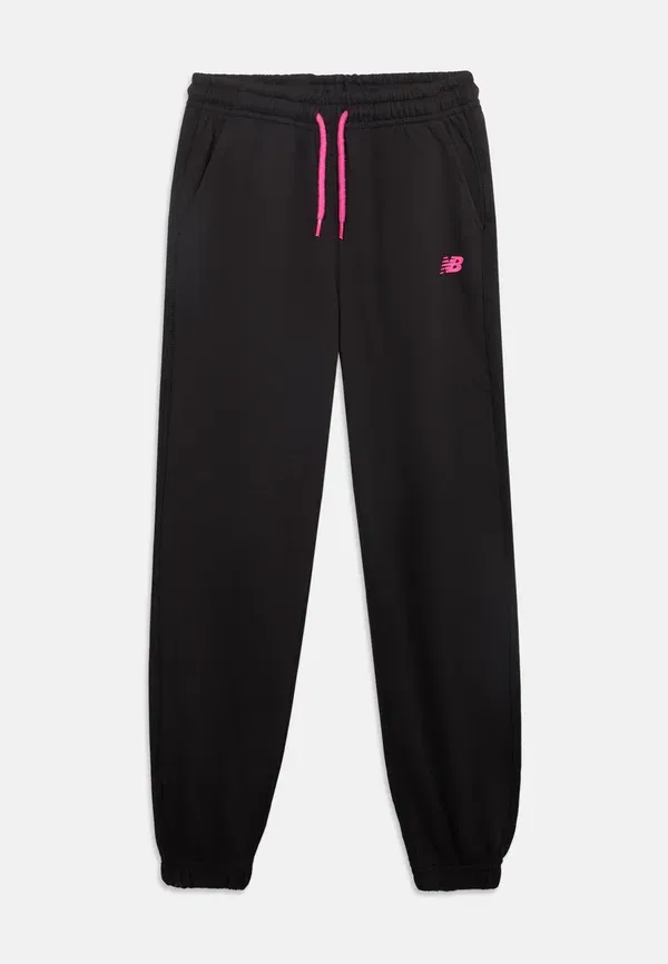 Спортивный костюм, состоящий из худи и брюк, Linear logo unisex set New Balance, Caviar, цвет caviar — фото 3