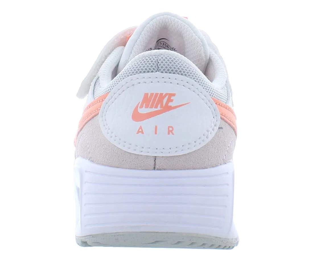 Детские кроссовки для мальчиков с кроссовками NIKE Air Max SC, White Crimson Bliss Light Purple — фото 3