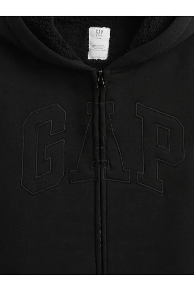 Детский кардиган для мальчиков с принтом Gap, True Black — фото 3