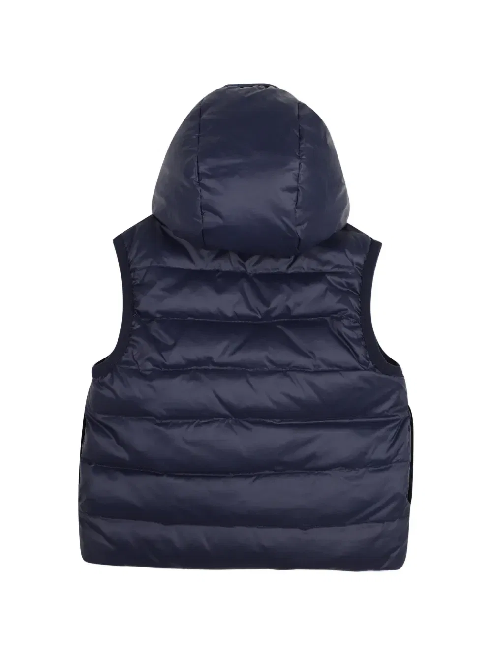 Двусторонний дутый жилет Boss Kidswear, синий — фото 2