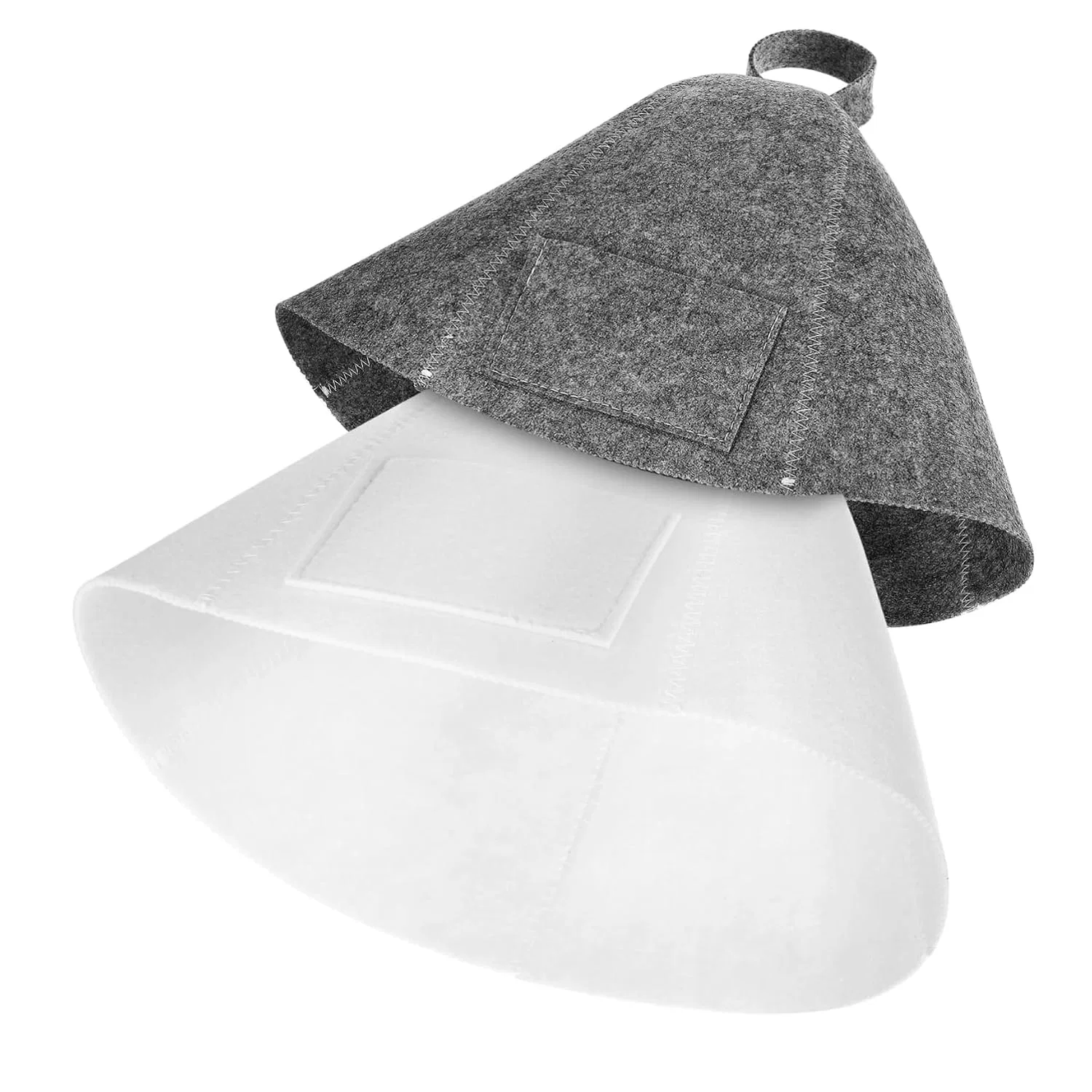Шапочка для душа из фетра PLAFOPE, 2 шт, 33x24 см