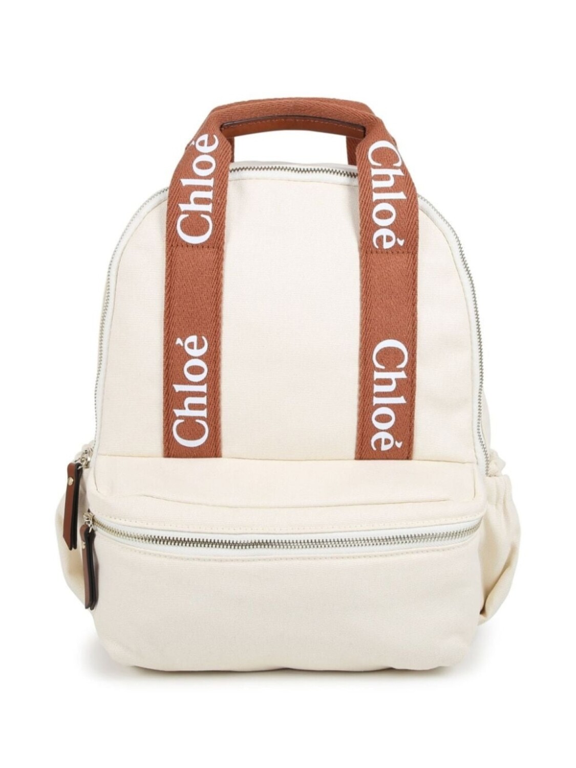 

Chloé Kids пеленальная сумка с логотипом, белый