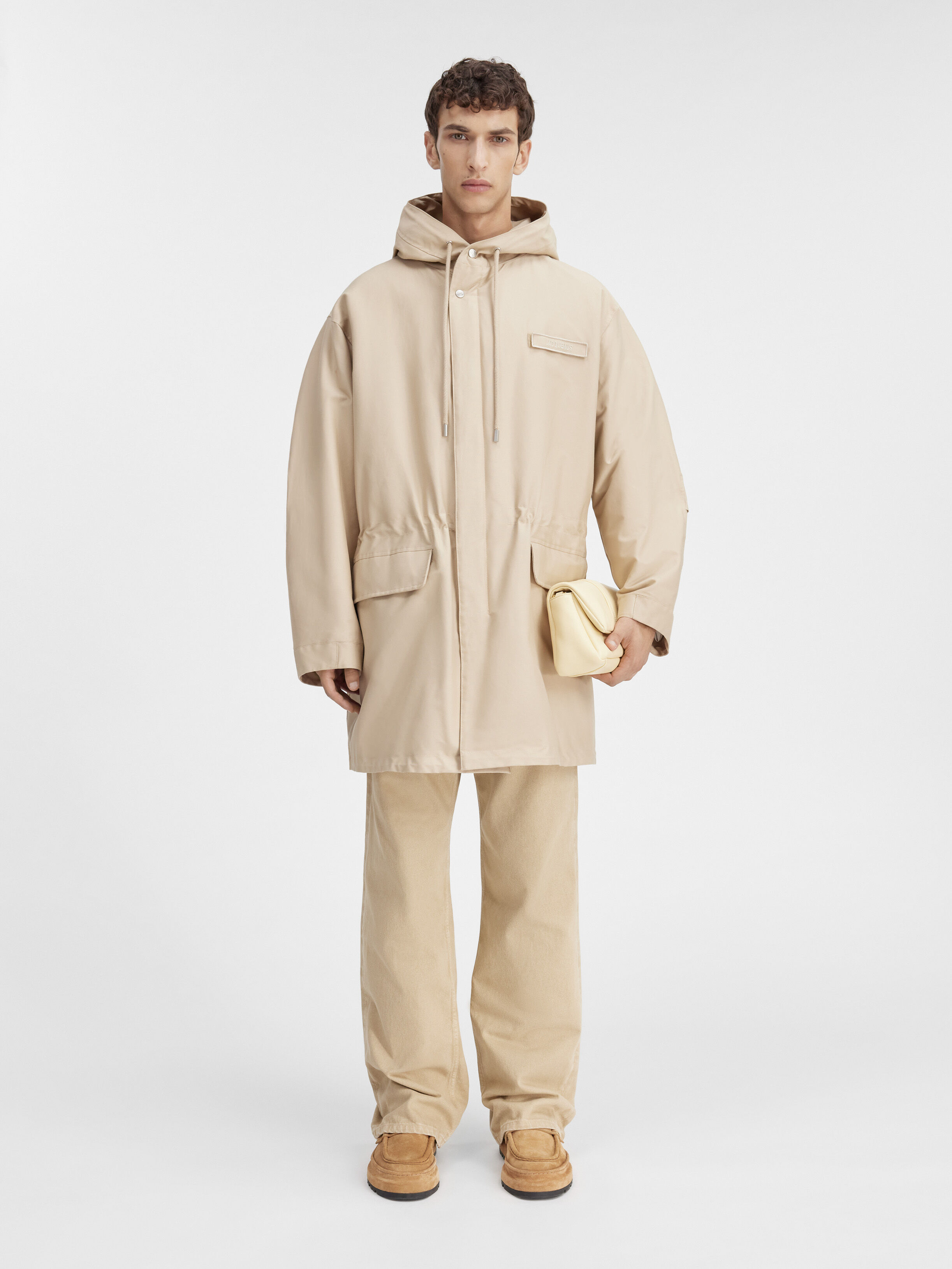 

Парка с капюшоном JACQUEMUS The Marrone parka, бежевый
