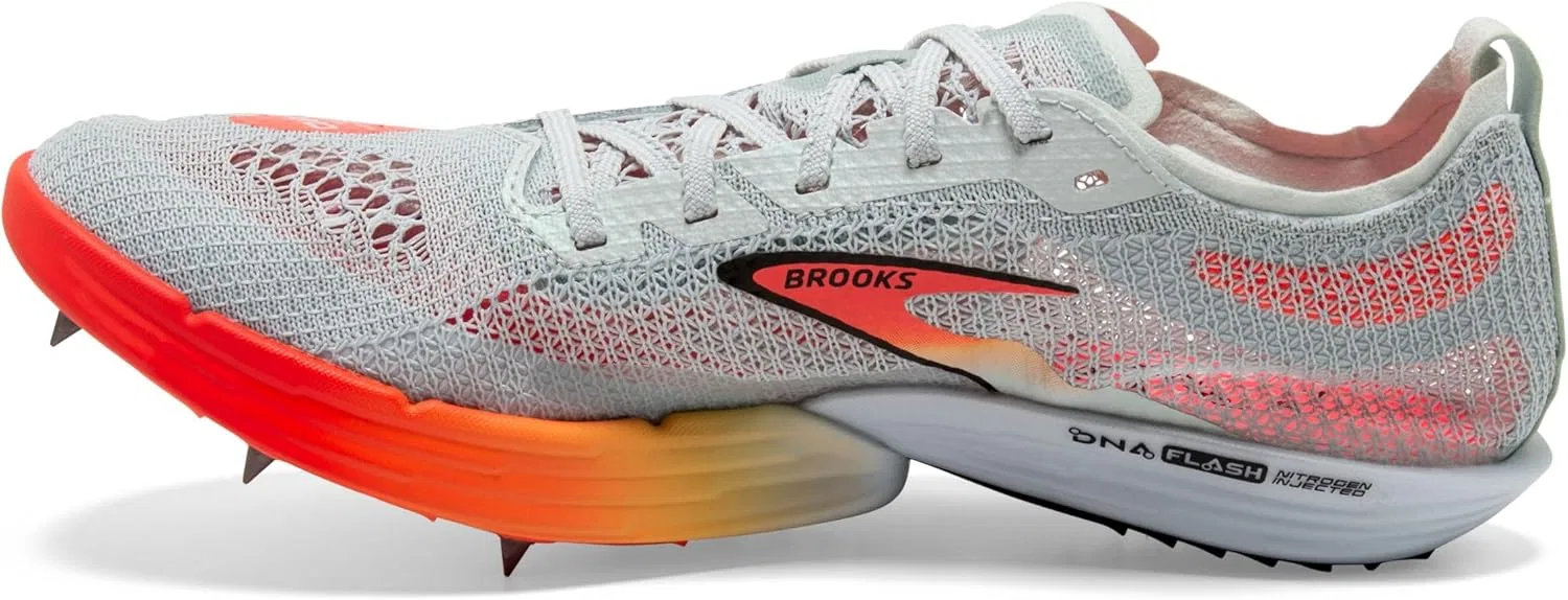 Мужские кроссовки Brooks Hyperion Elite MD, Illusion Blue Coral Orange — фото 3
