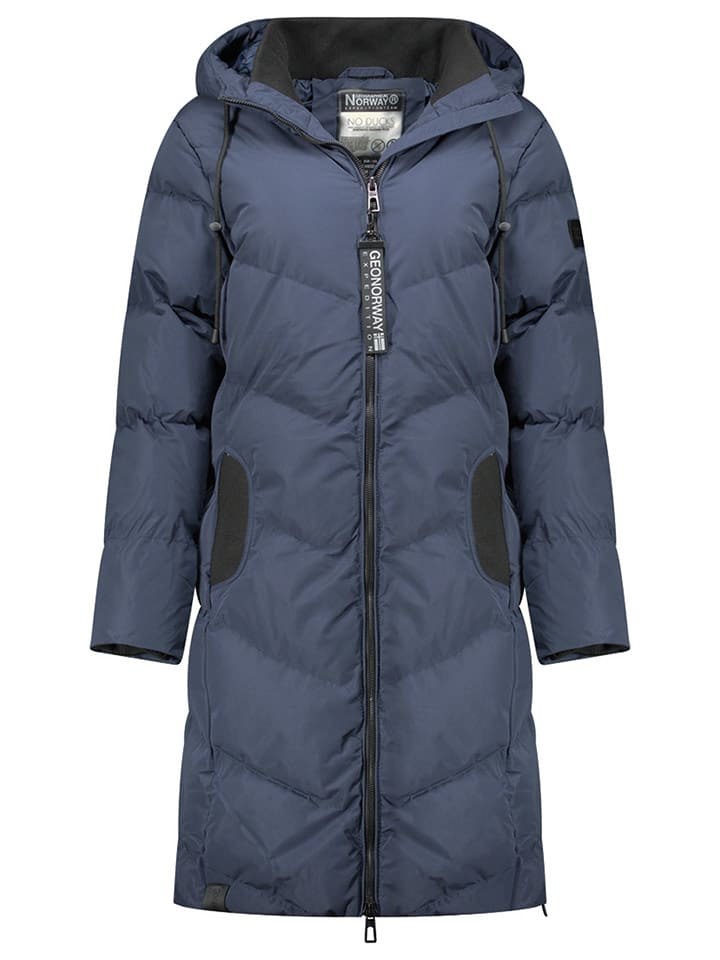 

Geographical Norway Зимнее пальто "Бонус" темно-синего цвета