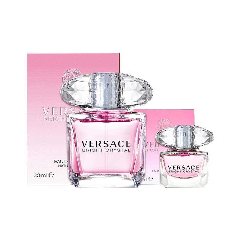 

VERSACE Розовый кристалл diamond light парфюмерный набор цветочно-фруктовый аккорд eau de toilette 30мл+5мл halloween