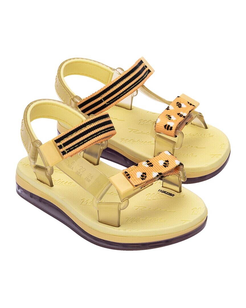 

Кроссовки Mini Melissa Papete + Rider Bugs BB, желтый