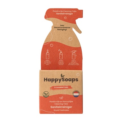 

Чистящие таблетки Санитарное чистящее средство Королевская свежесть Happysoaps