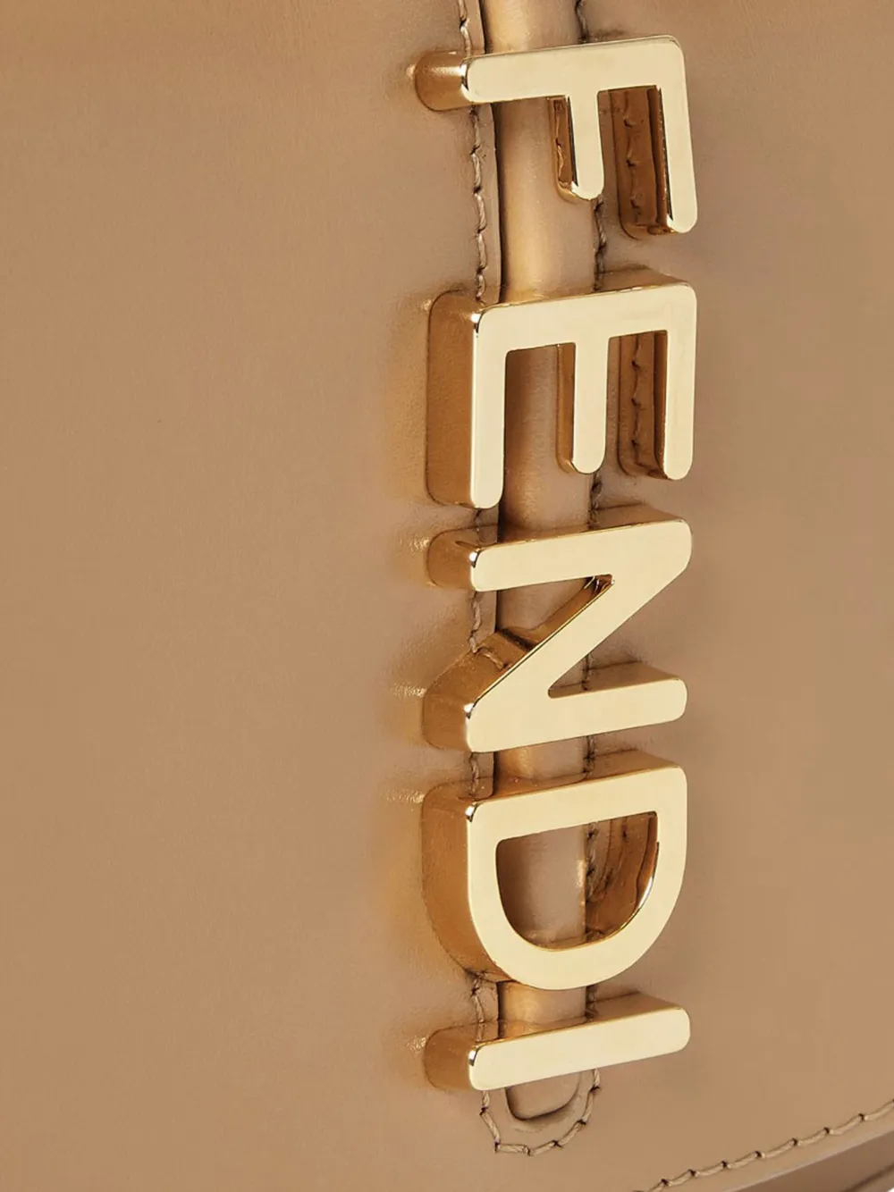 Кошелек fendigraphy на цепочке FENDI, коричневый — фото 4