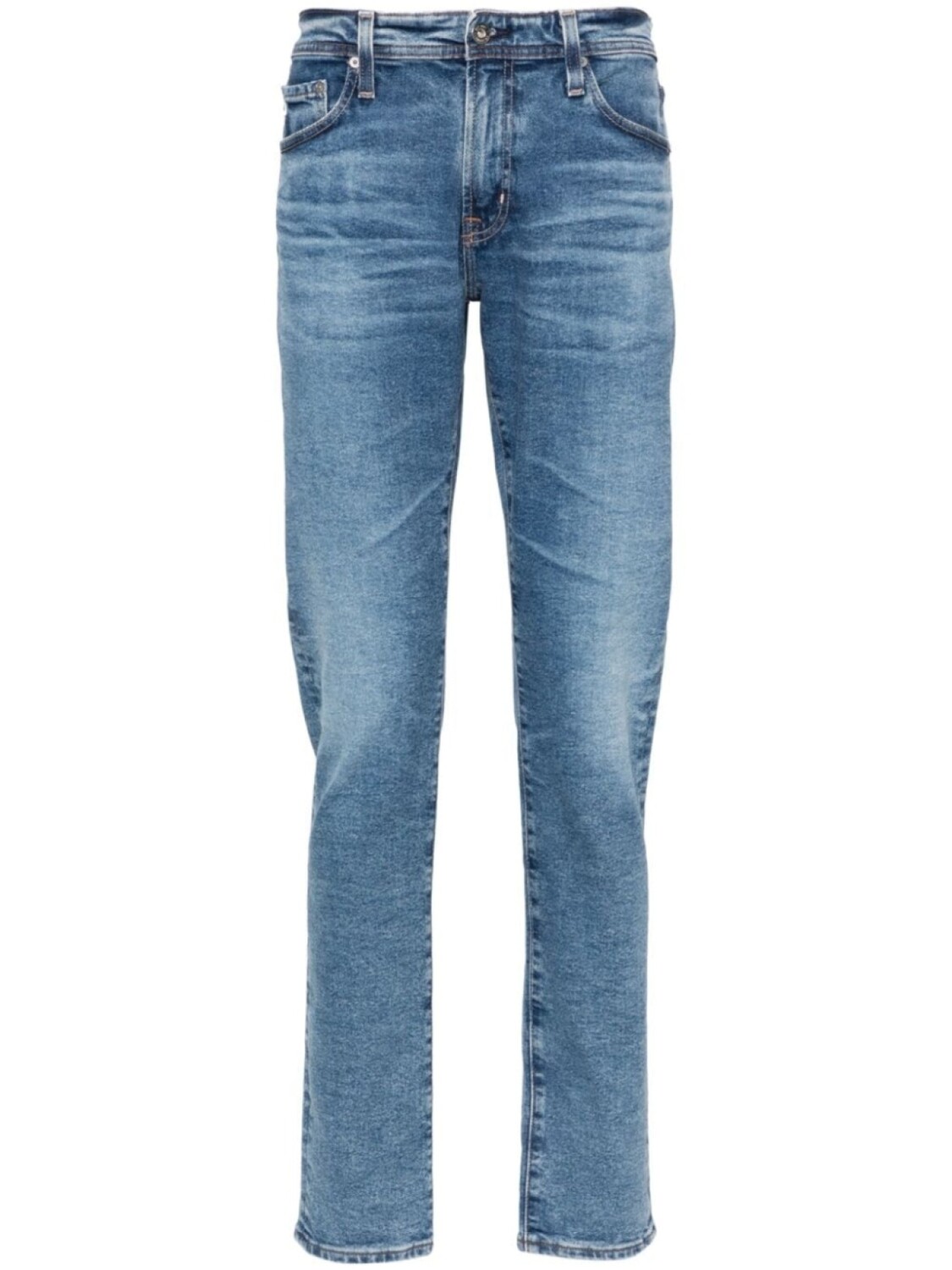 

AG Jeans узкие джинсы Dylan средней посадки, синий