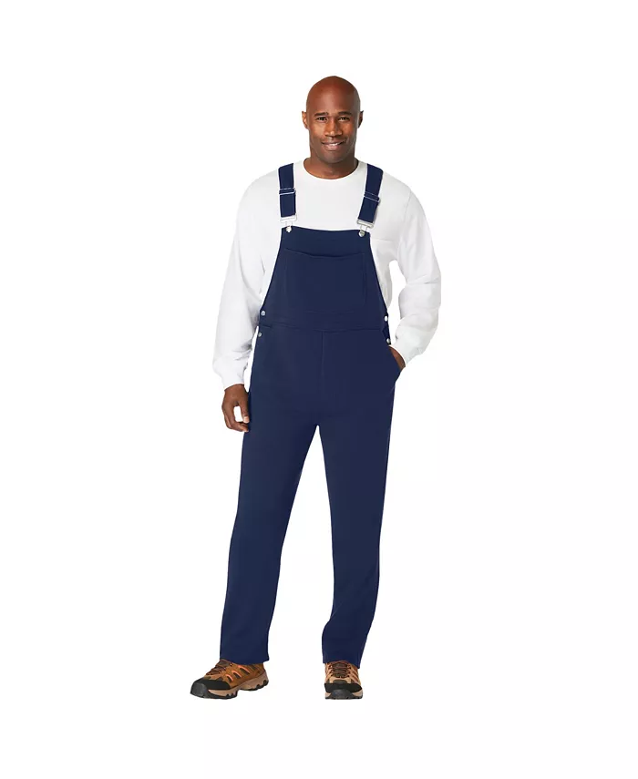 

Высокие комбинезоны из флиса Kingsize, синий