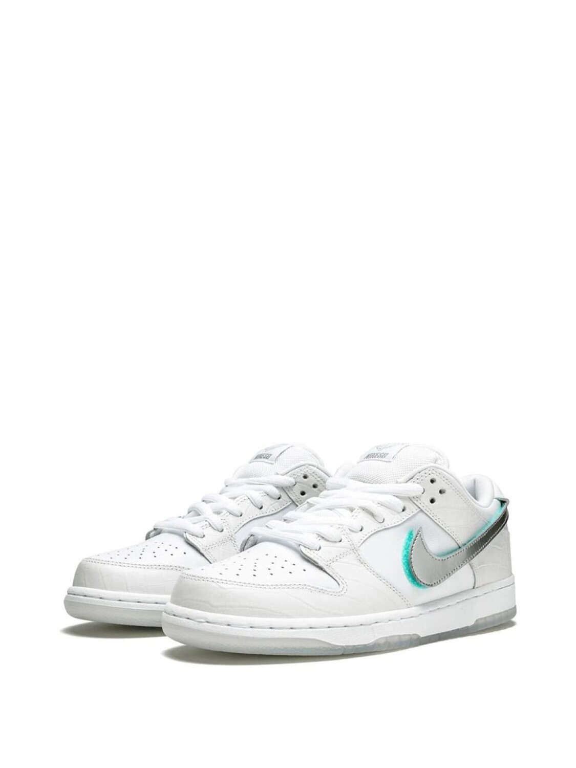 Nike кроссовки Dunk Low Pro OG QS, белый — фото 2