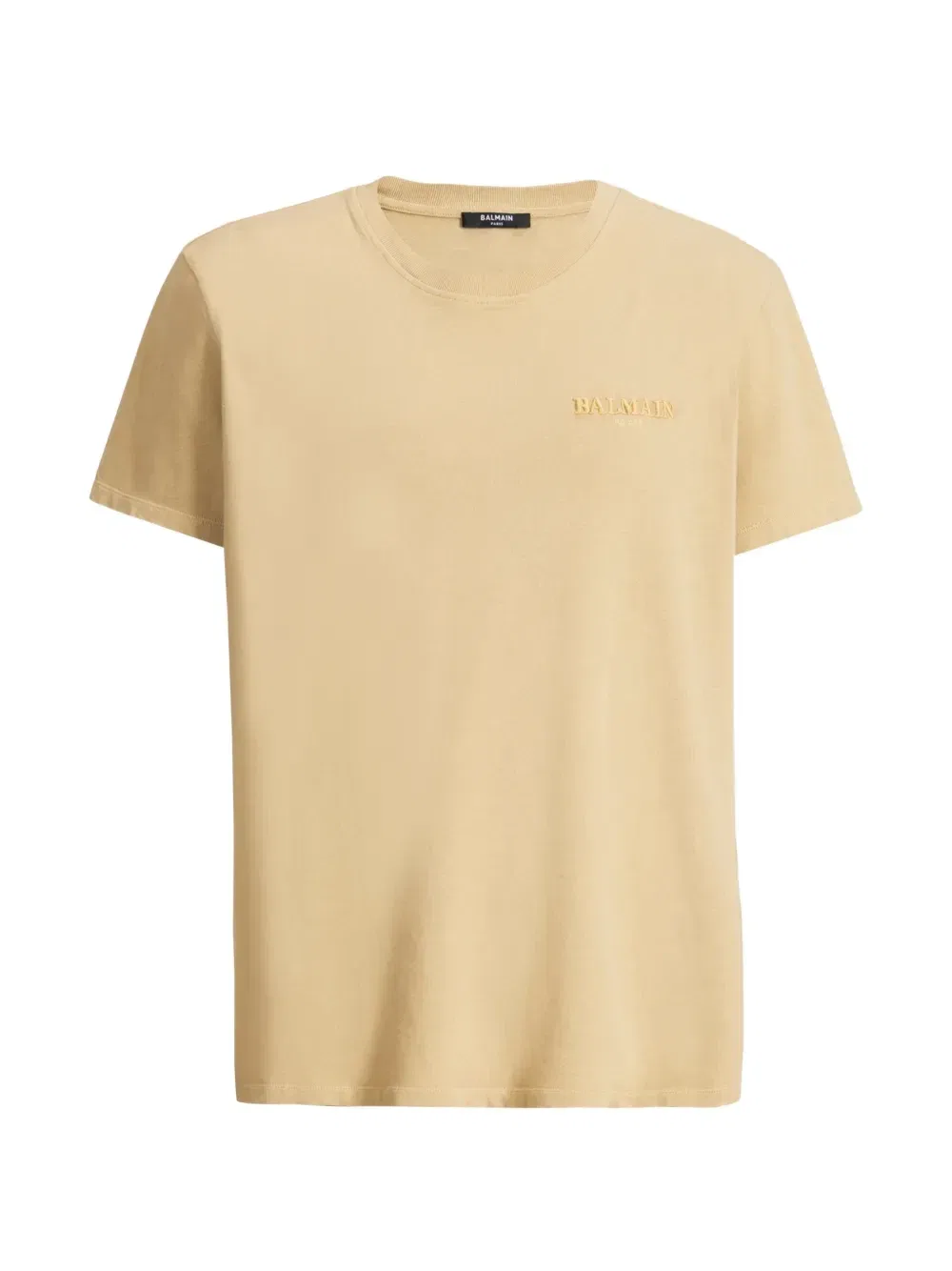 Футболка Balmain Vintage с вышивкой, бежевый